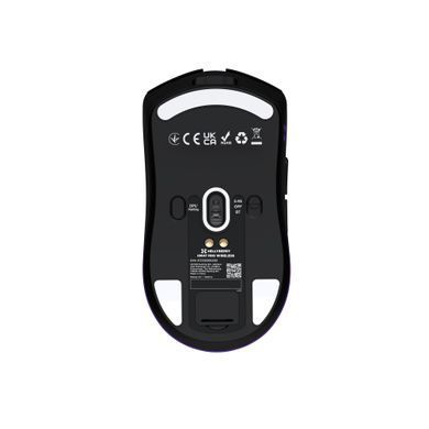 Миша бездротова Hator Hellyberry HM47 Pro Wireless Black/Violet Gradient (HM47PRO_black_violet) [619291]
