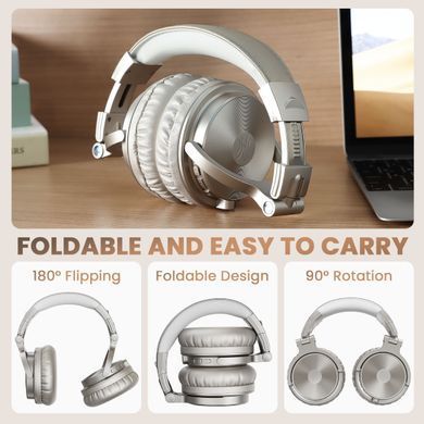 Гарнітура OneOdio Studio Pro C, Bluetooth+3,5мм, Silver (Pro C Silver) [404483]