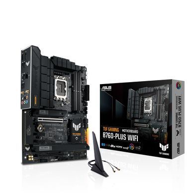 Материнcька плата ASUS TUF GAMING B760-PLUS WIFI s1700 B760 4xDDR5 M.2 HDMI DP Wi-Fi BT ATX (90MB1ER0-M1EAY0) [109112]