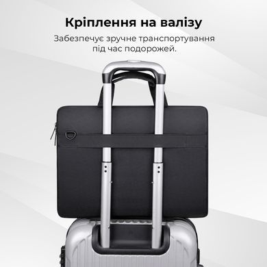 Комплект 3 в 1 (сумка, миша, килимок) WIWU 14" Genius Combo Set Black (6976195095838) [806457]