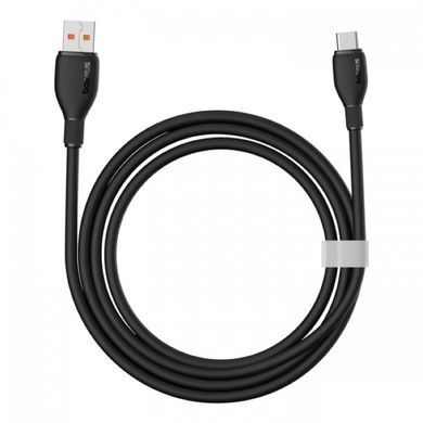 Кабель Baseus Pudding Series Fast Charging Cable USB to Type-C 100W 1.2m Cluster Black (P10355703111-00) [804357]