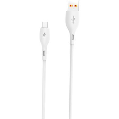 Кабель SkyDolphin S22V Soft Silicone USB - micro USB (M/M), 1 м, White (USB-000605) [603921]