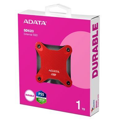 Портативний SSD ADATA SD620 1TB USB 3.2 520/460Mb/s Red (SD620-1TCRD) [803664]