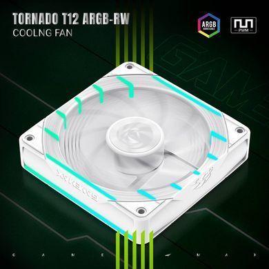 Кулер для корпуса GAMEMAX (Tornado T12 ARGB-RW) [304692]