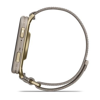Смарт-годинник Garmin Venu X1 Soft Gold Titanium with French Grey Nylon (010-02980-33) [619690]