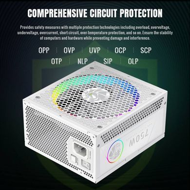 Блок живлення GAMEMAX (RGB 750G WH) [304240]