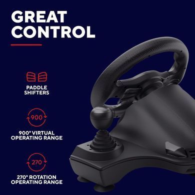Кермо і педалі Trust GXT 289 Movi, PC/PS4/PS3/Xbox/Nintendo Switch (25122_TRUST) [106094]