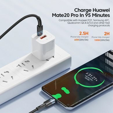 Кабель Essager Star USB Type-C - USB Type-C (M/M), 100W, 2 м Black (EXCTT1-XCA01) [620294]