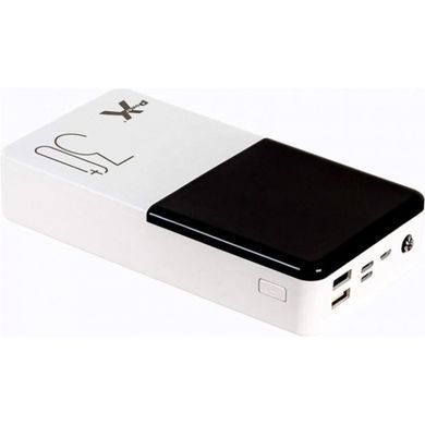 Універсальна мобільна батарея PowerX Q500 30000mAh LCD Screen White (1283126562334) [603429]