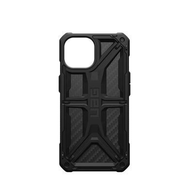Чохол-накладка Urban Armor Gear Monarch для Apple iPhone 15 Carbon Fiber (114289114242) [602157]