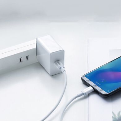 Кабель USB 2.0 Type-C M-M, 2 м, 60W Білий, ABS Cover US264 UGREEN (60520) [404054]