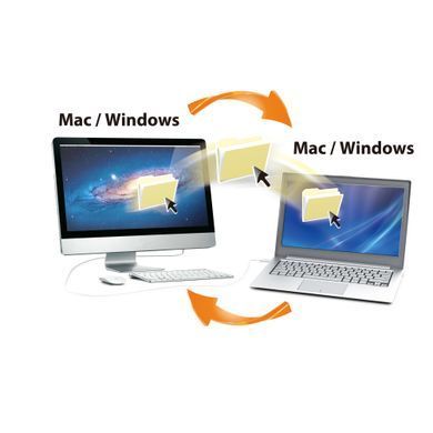 Адаптер J5create USB-A/USB-A (M/M), 1.8 м, White (JUC400-N) [618530]