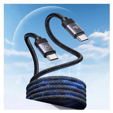 Кабель Usams US-SJ704 60W Magnetic Data Cable Type-C To Type-C-Rui Series 1m tarnish (SJ704USB01) [802438]