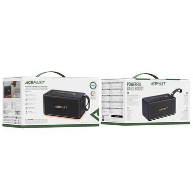 Портативна колонка ACEFAST K3 Max portable wireless speaker,40W, IPX6, Black (6974316285038) [805613]