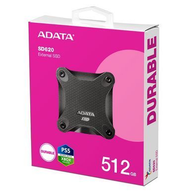 Портативний SSD ADATA SD620 512GB USB 3.2 520/460Mb/s Black (SD620-512GCBK) [803189]