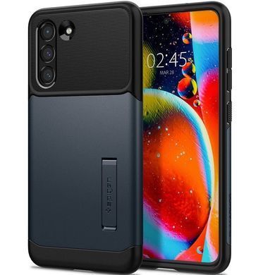 Чохол-накладка Spigen Slim Armor для Samsung Galaxy S21 FE SM-G990 Metal Slate (ACS03152) [616540]