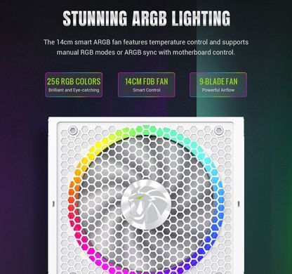 Блок живлення GAMEMAX (RGB 750G WH) [304240]