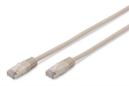Патч-корд DIGITUS САТ 5e F-UTP, 3м, AWG 26/7, Cu, PVC, сірий (DK-1521-030) [109704]