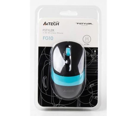Миша бездротова A4Tech FG10 Black/Blue USB (FG10 (Blue)) [606363]