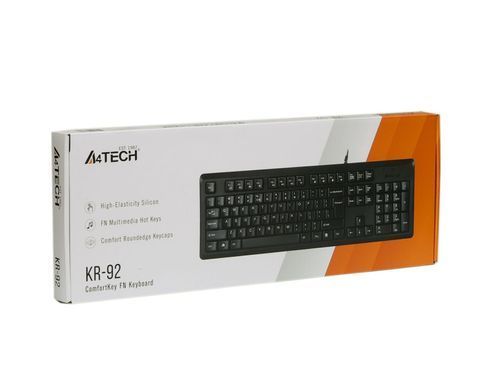 Клавіатура A4Tech KR-92 Black (KR-92 USB (Black)) [608407]