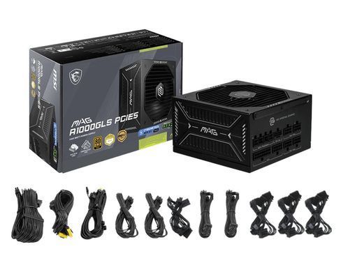 Блок живлення ATX 1000W MSI (MAG A1000GLS PCIE5) [502573]