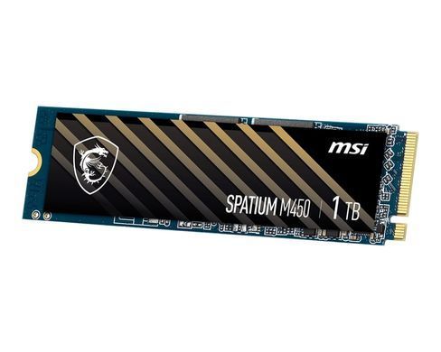 Накопичувач SSD 1TB MSI Spatium M450 V1 M.2 2280 PCIe 4.0 x4 NVMe 3D NAND TLC (S78-440L0M0-P83) [615653]