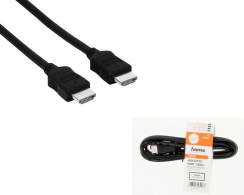 Кабель Hama HDMI (M/M) 1.5м, 1080p, чорний (00205000) [108505]