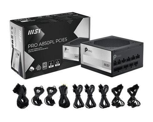 Блок живлення ATX 850W MSI (PRO A850PL PCIE5) [504168]