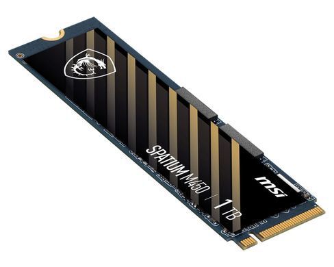 Накопичувач SSD 1TB MSI Spatium M450 V1 M.2 2280 PCIe 4.0 x4 NVMe 3D NAND TLC (S78-440L0M0-P83) [615653]