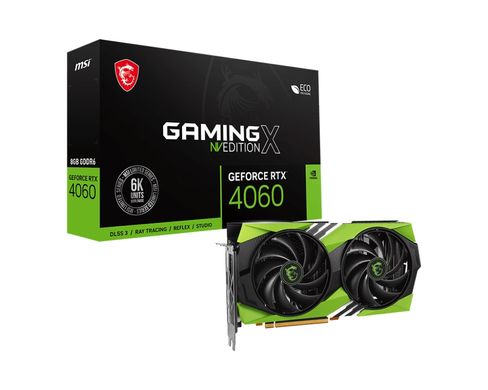 Відеокарта MSI GeForce RTX 4060 8GB GDDR6 GAMING X NV EDITION V1 (912-V516-058)