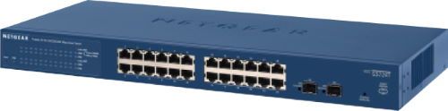 NETGEAR Комутатор GS724T 24xGE, 2xGE SFP, керований L2 (GS724T-400EUS)