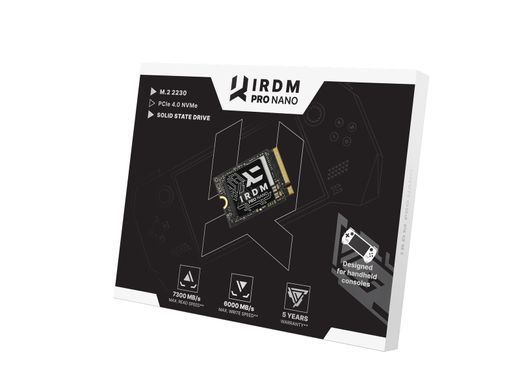 Накопичувач SSD 512GB Goodram IRDM Pro Nano M.2 2230 PCIe 4.0 x4 3D NAND (IRP-SSDPR-P44N-512-30) [608527]
