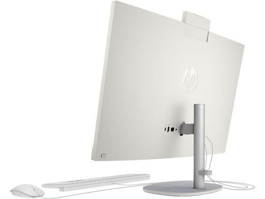 Комп'ютер персональний моноблок HP All-in-One 27" FHD IPS AG, Intel i5-1335U, 16GB, F512GB, UMA, WiFi, кл+м, DOS, білий (AR0N5EA) [101143]