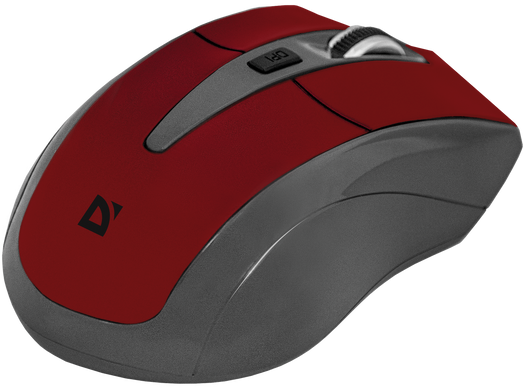 Миша Defender Accura MM-965 Wireless Red (52966) [200722]