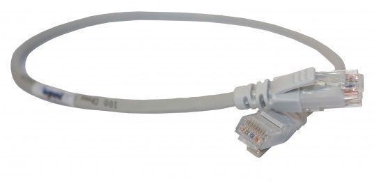 Патч-корд Legrand CAT 5e U-UTP, 0.5 м, AWG 24, PVC, сірий (051817) [109887]
