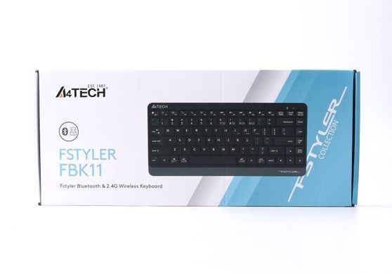 Клавіатура бездротова A4Tech FBK11 Grey (FBK11 (Grey)) [605920]