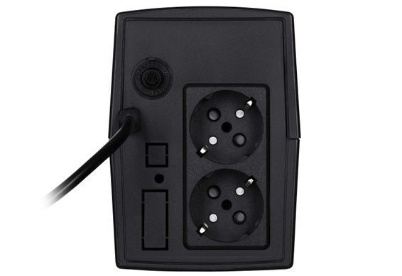 Джерело безперебійного живлення 2E ED650, 650VA/360W, LED, 2xSchuko (2E-ED650) [102971]