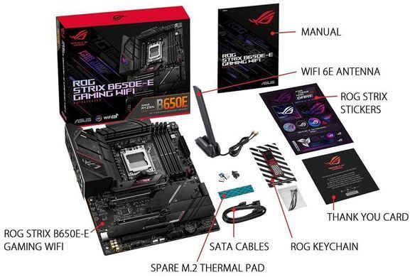 Материнська плата Asus Socket AM5 (ROG STRIX B650E-E GAMING WIFI) [607676]