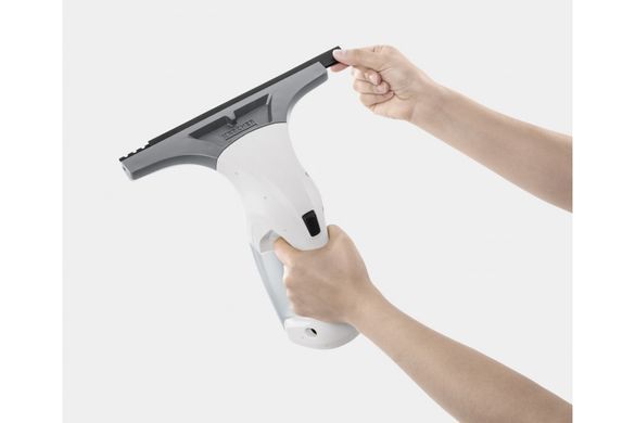Пилосос Karcher віконний WV 1 Plus, вода -0.1л, автон. робота до 25хв, вага-0.5кг, білий (1.633-608.0) [102457]