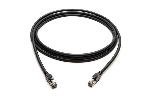 Патч-корд DIGITUS CAT 8.1 S-FTP, 1м, AWG 24/7, LSZH, чорний (DK-1843-010) [110703]