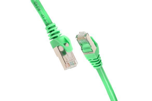 Патч-корд 2E САТ 5e, UTP, 1м, 26AWG, RJ45, 7/0.16, Cu, PVC, зелений (2E-PC5ECOP-100GRN) [109859]