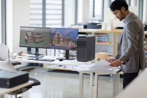 Робоча станція HP Z4, Intel W-2223, 16GB, F512GB, ODD, no video, кл+м, Win11P (523Q1EA) [11710]