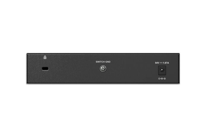 Комутатор D-Link, 8xGE (4xGE PoE, 4xGE), 68W (DGS-1008P) [104788]