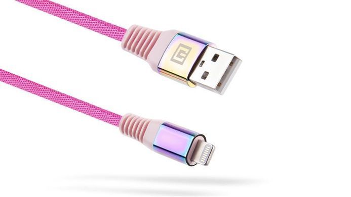 Кабель REAL-EL USB - Lightning (M/M), 1 м, Rainbow (EL123500051) [604063]