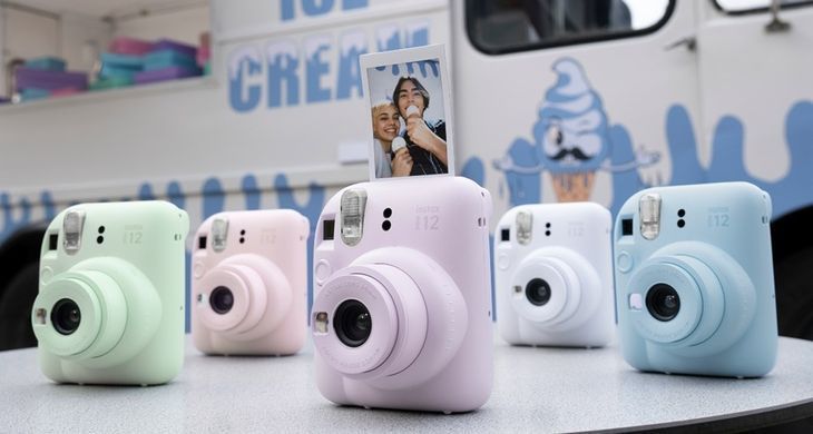 Фотокамера миттєвого друку INSTAX Mini 12 WHITE (16806121) [107629]