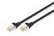 Патч-корд DIGITUS CAT 6a S-FTP, 0,25м, AWG 26/7, Cu, LSZH, чорний (DK-1644-A-0025/BL) [114618], фото 2
