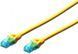 Патч-корд 2E CAT 5e, UTP, 5м, 26AWG, RJ45, 7/0.16, Cu, LSZH, жовтий (2E-PC5ECU-5LSZH-YLW) [112736], фото 1