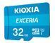 Карта пам'яті MICRO SDHC 32GB UHS-I W/A KIOXIA (LMEX1L032GG2) [501198], фото 2