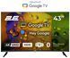 Телевізор 43" 2E LED 4K 60Hz Smart Google TV Black (2E-43A07KU) [102204], фото 1