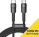 Кабель Essager Star USB Type-C - USB Type-C (M/M), 100W, 2 м Black (EXCTT1-XCA01) [620294], фото 1